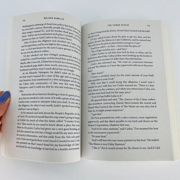 The Cuban Affair, a paperback novel/book by Nelson DeMille - Good Used Condition - Picture 12 of 12